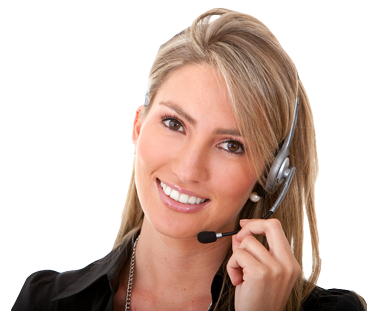 picture of young girl answering calls at cornick mountain web design
